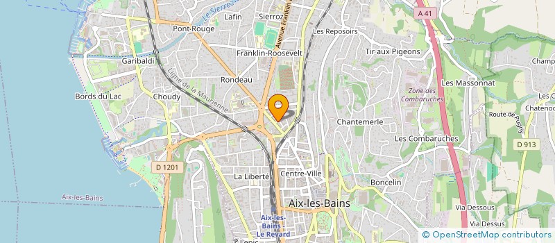localisation de l'entreprise MADAME YELIZ GUNGOR à AIX-LES-BAINS
