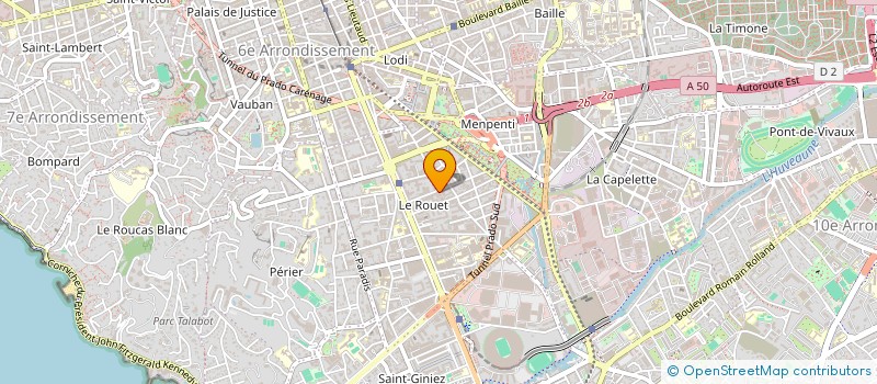 localisation de l'entreprise MADAME YELIZ RACHENNE à MARSEILLE