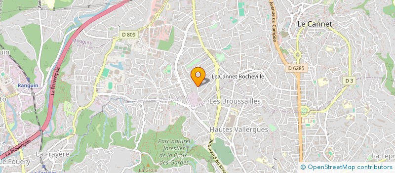 localisation de l'entreprise MADAME YELIZ TOMAKIN à LE CANNET