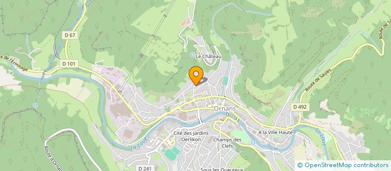 localisation de l'entreprise MADAME YELIZ YAVUZ  ORNANS