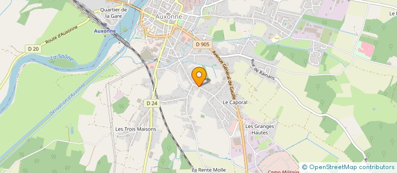 localisation de l'entreprise MADAME YELLA LEMAIRE à AUXONNE