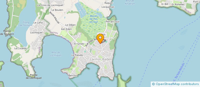 localisation de l'entreprise MADAME YELOME ACAKPO  LARMOR-BADEN