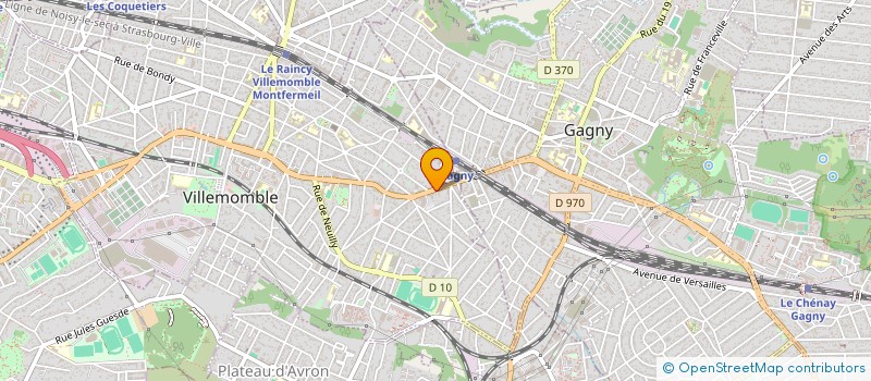 localisation de l'entreprise MADAME YEMA SHONDA  VILLEMOMBLE