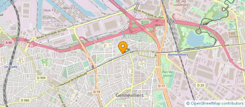 localisation de l'entreprise MADAME YEN PHAN à GENNEVILLIERS