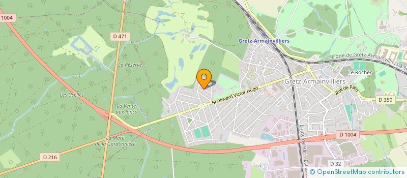 localisation de l'entreprise MADAME YENI MARTINEZ ALVAREZ  GRETZ-ARMAINVILLIERS