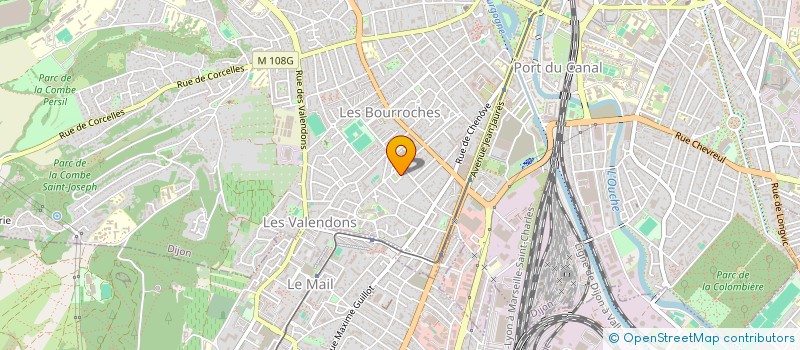 localisation de l'entreprise MADAME YENNY STEFANY CESPEDES VALLEJO  DIJON