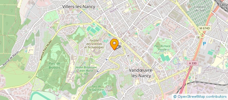 localisation de l'entreprise MADAME YENTL HUYGHE  VANDUVRE-LES-NANCY