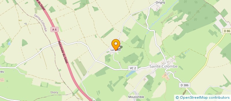 localisation de l'entreprise MADAME YEON KIM  SAINTE-COLOMBE