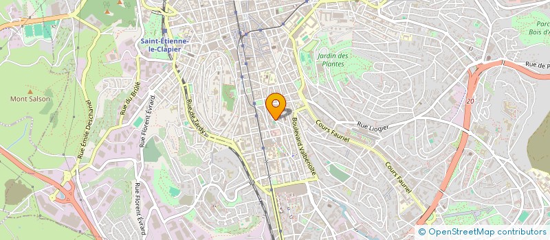 localisation de l'entreprise MADAME YERI MARIE LOUISE NOUFET  SAINT-ETIENNE