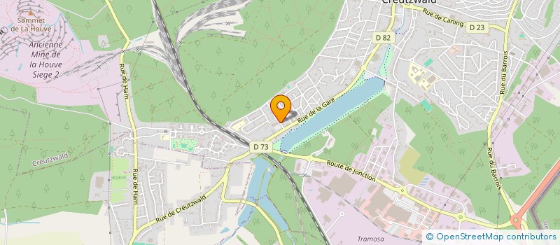 localisation de l'entreprise MADAME YESMINE BOUAZIZ à CREUTZWALD
