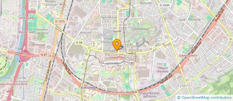 localisation de l'entreprise MADAME YETER KURT à GRENOBLE