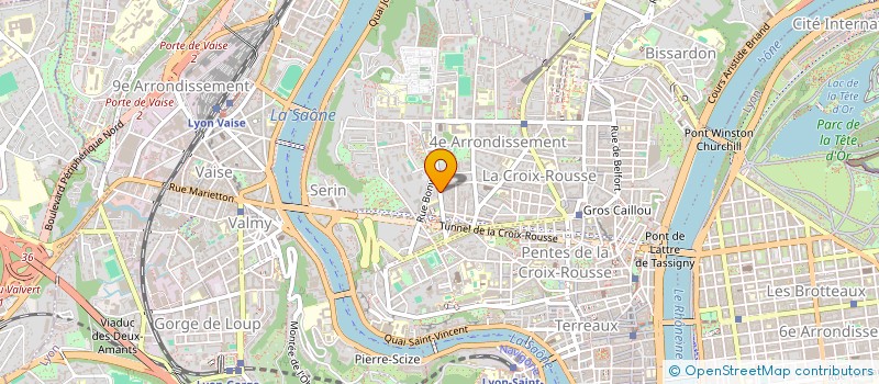 localisation de l'entreprise MADAME YETON GNONLONFIN  LYON