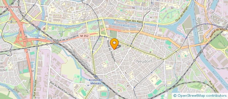 localisation de l'entreprise MADAME YEUN KIM à STRASBOURG