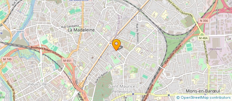 localisation de l'entreprise MADAME YEUN SUK SHIN à LILLE
