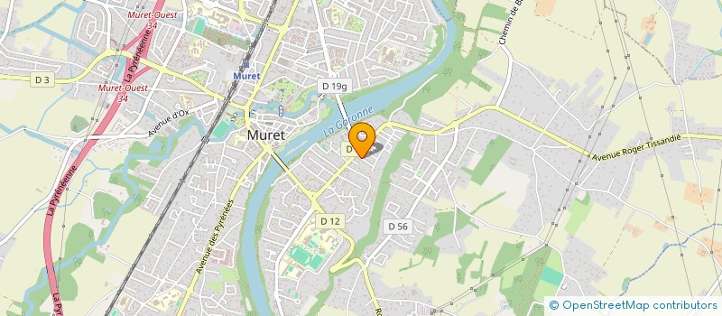 localisation de l'entreprise MADAME YEVGENIIA PONOMARENKO  MURET