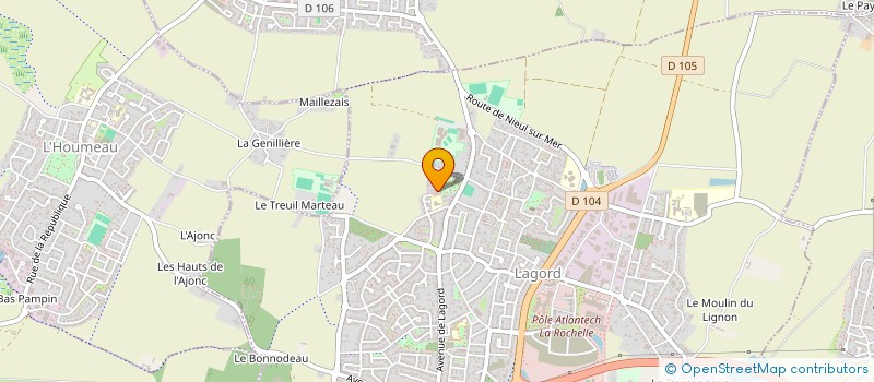 localisation de l'entreprise MADAME YHLEM DEKKICHE  LAGORD