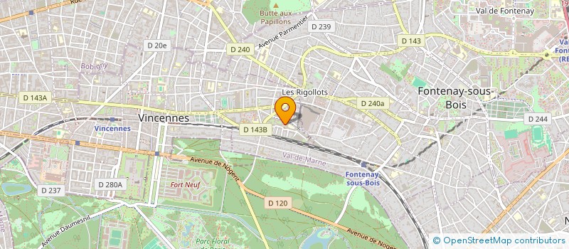 localisation de l'entreprise MADAME YI CHEN à VINCENNES