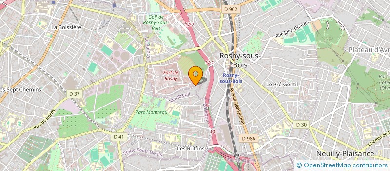 localisation de l'entreprise MADAME YI GU à MONTREUIL