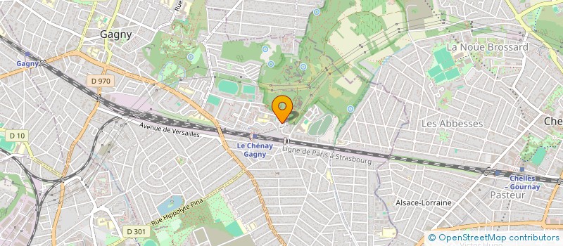 localisation de l'entreprise MADAME YI REN  BONDY