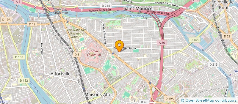 localisation de l'entreprise MADAME YI SU à MAISONS-ALFORT