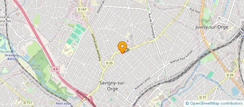 localisation de l'entreprise MADAME YI WANG à SAVIGNY-SUR-ORGE
