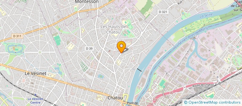localisation de l'entreprise MADAME YI YANG à CHATOU