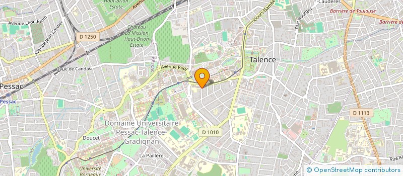 localisation de l'entreprise MADAME YI YANG  TALENCE