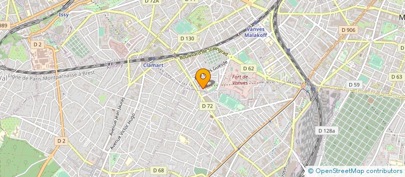 localisation de l'entreprise MADAME YICHEN JIANG  MALAKOFF