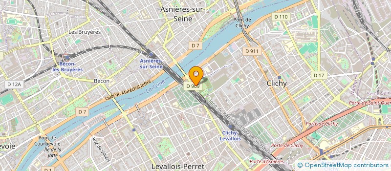 localisation de l'entreprise MADAME YIFAN LIU à CLICHY
