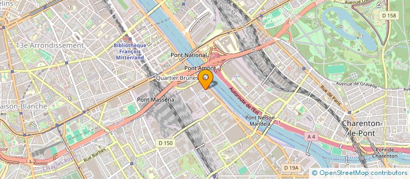 localisation de l'entreprise MADAME YIHAO HUANG  IVRY-SUR-SEINE