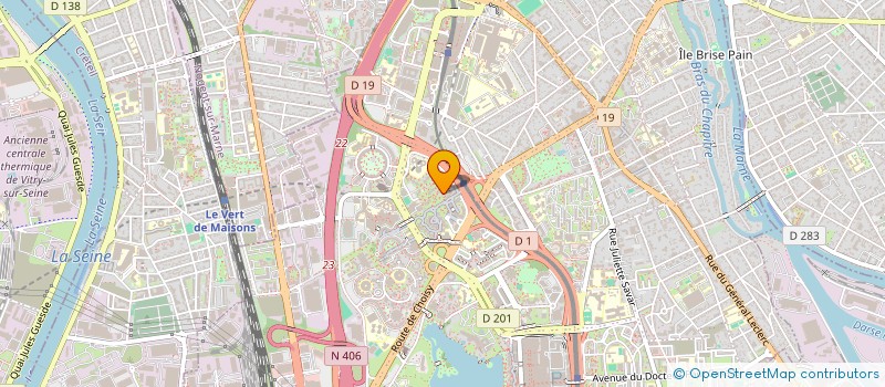 localisation de l'entreprise MADAME YIJIAO WANG  CRETEIL