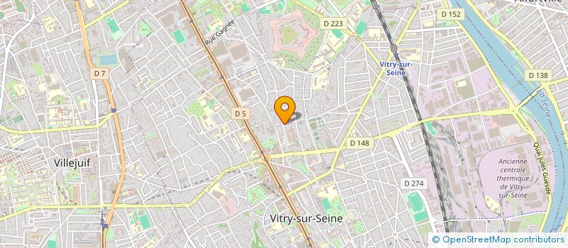 localisation de l'entreprise MADAME YIJIN WEI  VITRY-SUR-SEINE