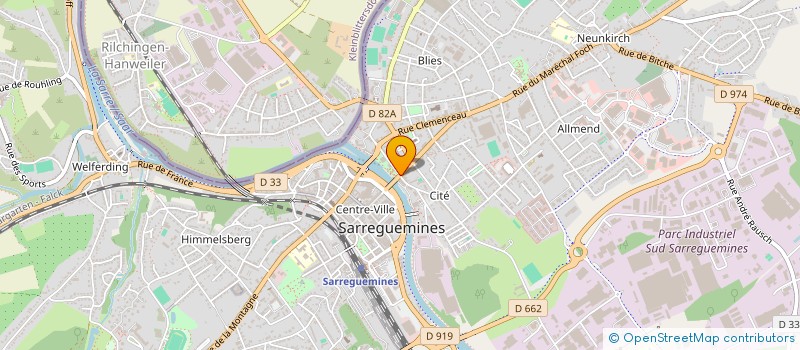 localisation de l'entreprise MADAME YILDIZ BOZYIGIT  SARREGUEMINES