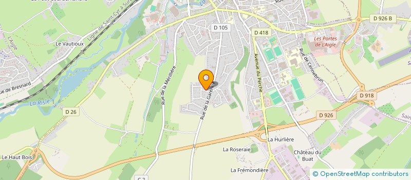 localisation de l'entreprise MADAME YILDIZ KEVEK à L'AIGLE