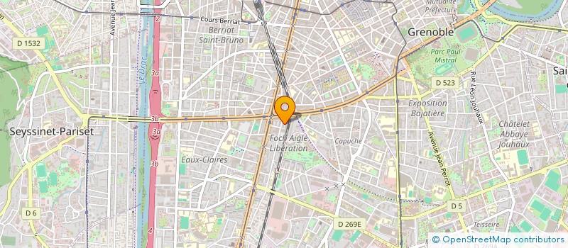 localisation de l'entreprise MADAME YILEITE RODRIGUEZ MARTINEZ à GRENOBLE