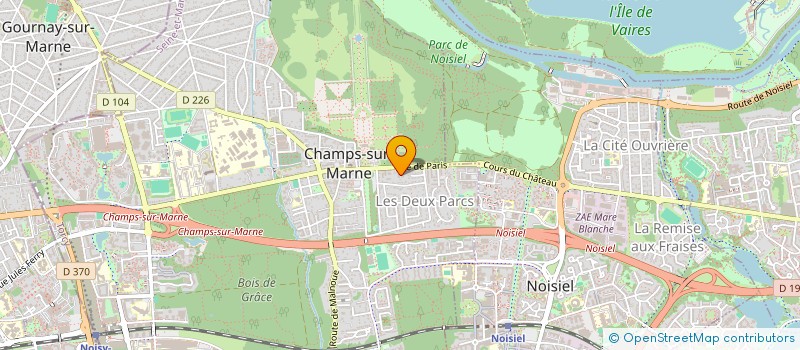 localisation de l'entreprise MADAME YIMENE TOUALA  CHOISY-LE-ROI