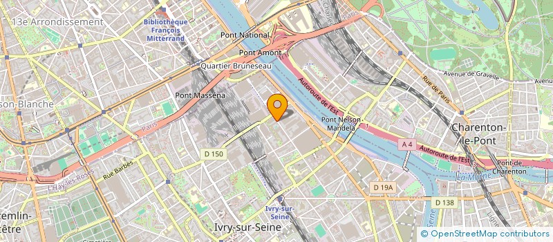 localisation de l'entreprise MADAME YIMING HUANG  IVRY-SUR-SEINE