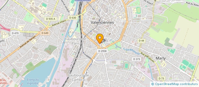 localisation de l'entreprise MADAME YIN KA DONG à VALENCIENNES