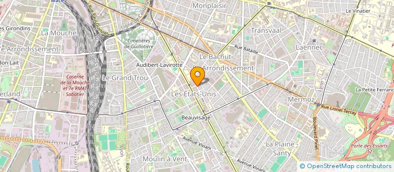 localisation de l'entreprise MADAME YIN YANG  LYON