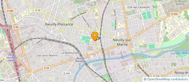 localisation de l'entreprise MADAME YIN ZHANG à NEUILLY-SUR-MARNE