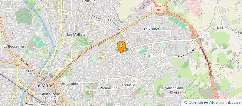 localisation de l'entreprise MADAME YINET MANCIPE MILLAN  LE MANS