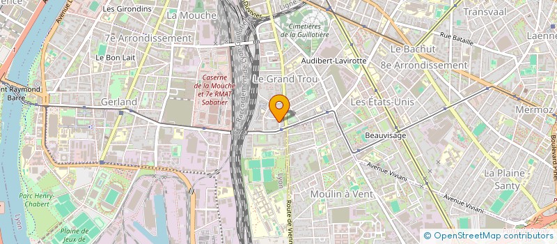 localisation de l'entreprise MADAME YINFENG WU  LYON