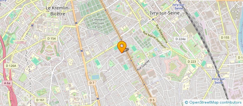 localisation de l'entreprise MADAME YING LIN  VITRY-SUR-SEINE