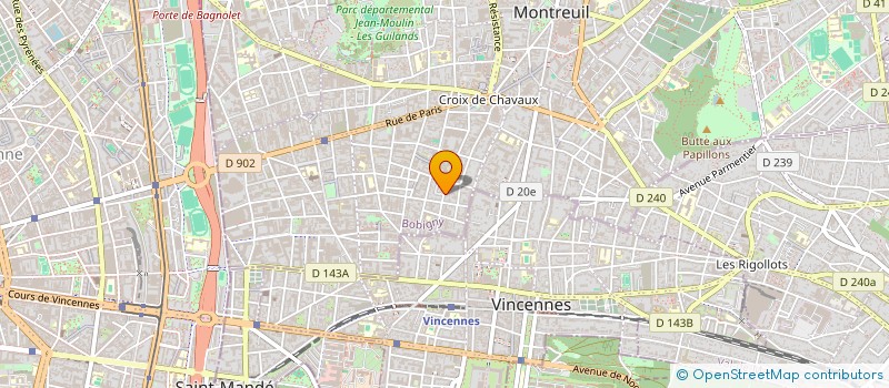 localisation de l'entreprise MADAME YING LUO EP INC à MONTREUIL