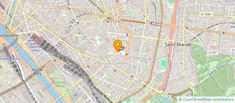 localisation de l'entreprise MADAME YING RAO  PARIS