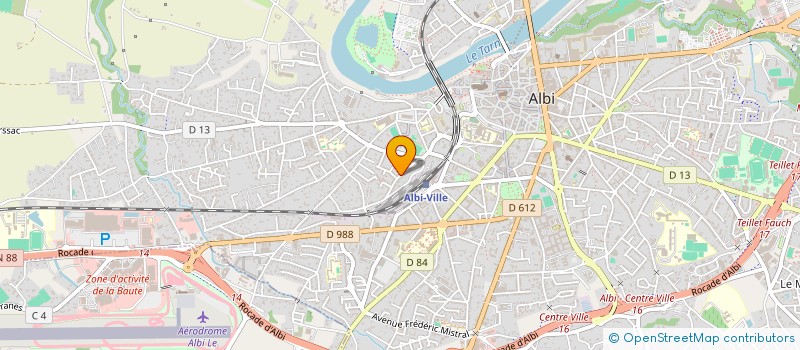 localisation de l'entreprise MADAME YING XIE à ALBI