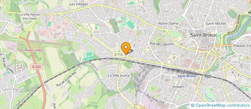 localisation de l'entreprise MADAME YINGCHUN WANG à SAINT-BRIEUC