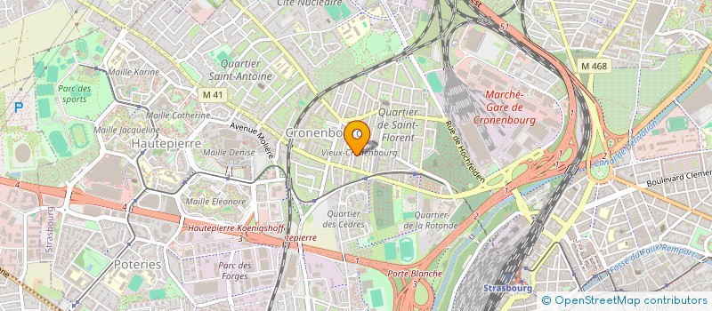localisation de l'entreprise MADAME YINGFEI CAO à STRASBOURG