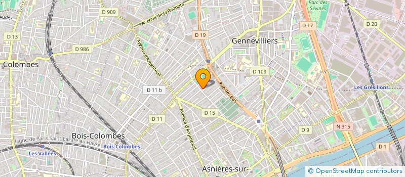localisation de l'entreprise MADAME YINGHANG ZHOU à ASNIERES-SUR-SEINE