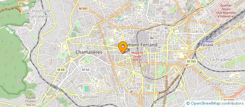 localisation de l'entreprise MADAME YINING LU à CLERMONT-FERRAND